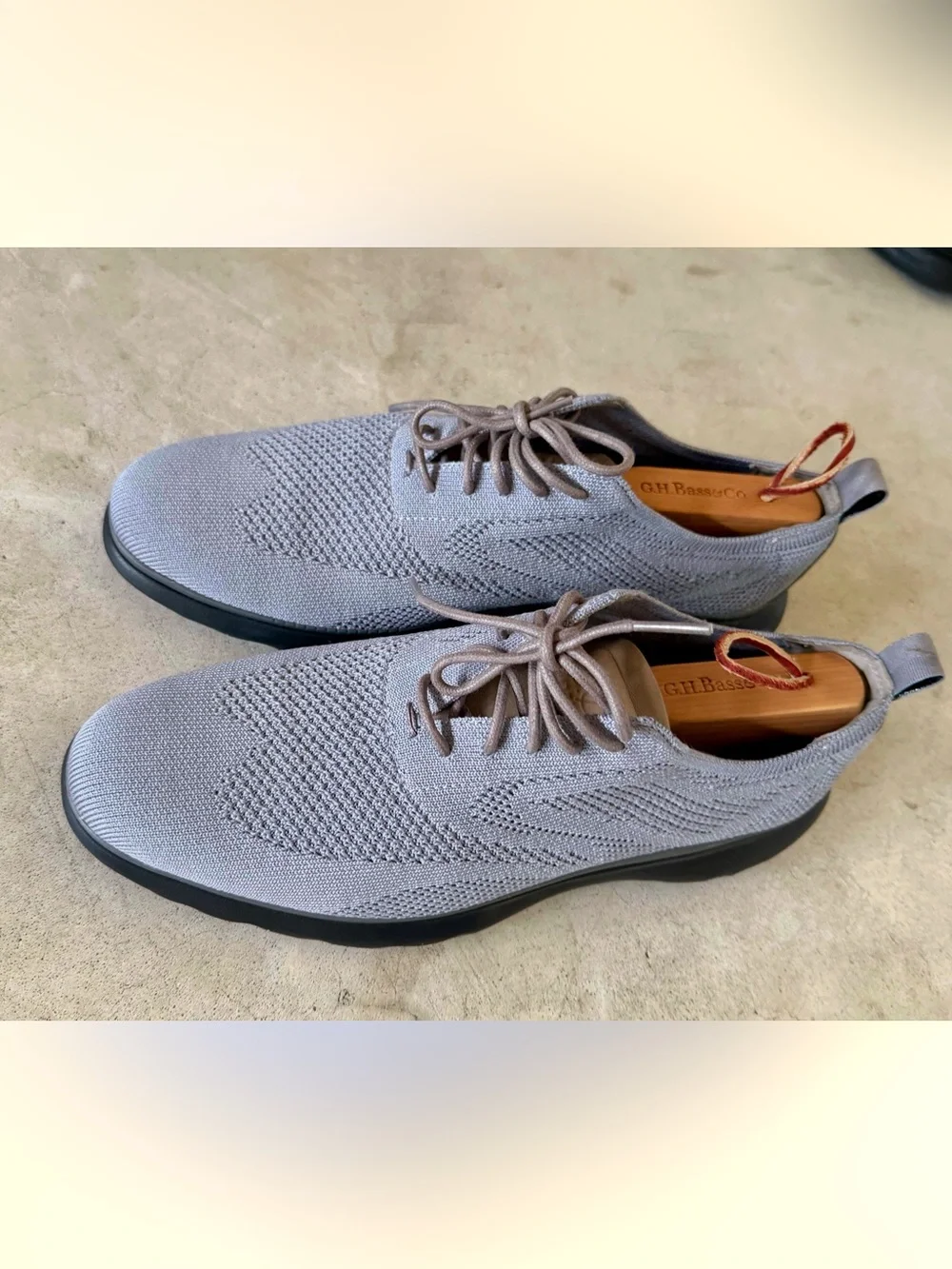 NWOT Cole Haan Men’s 3.Zerogrand Stitchlite Wingtip Oxford Gray C29295